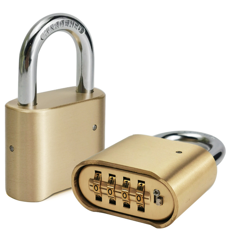 51mm Solid Brass 4-Digit Bottom Resettable Combination Padlocks WS-5141 Featured Image